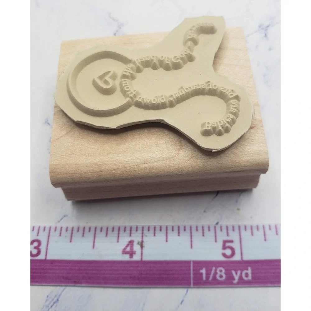 Stampin Up Babies Are Bits of Stardust Hand of God Wood Mounted Rubber Stamp